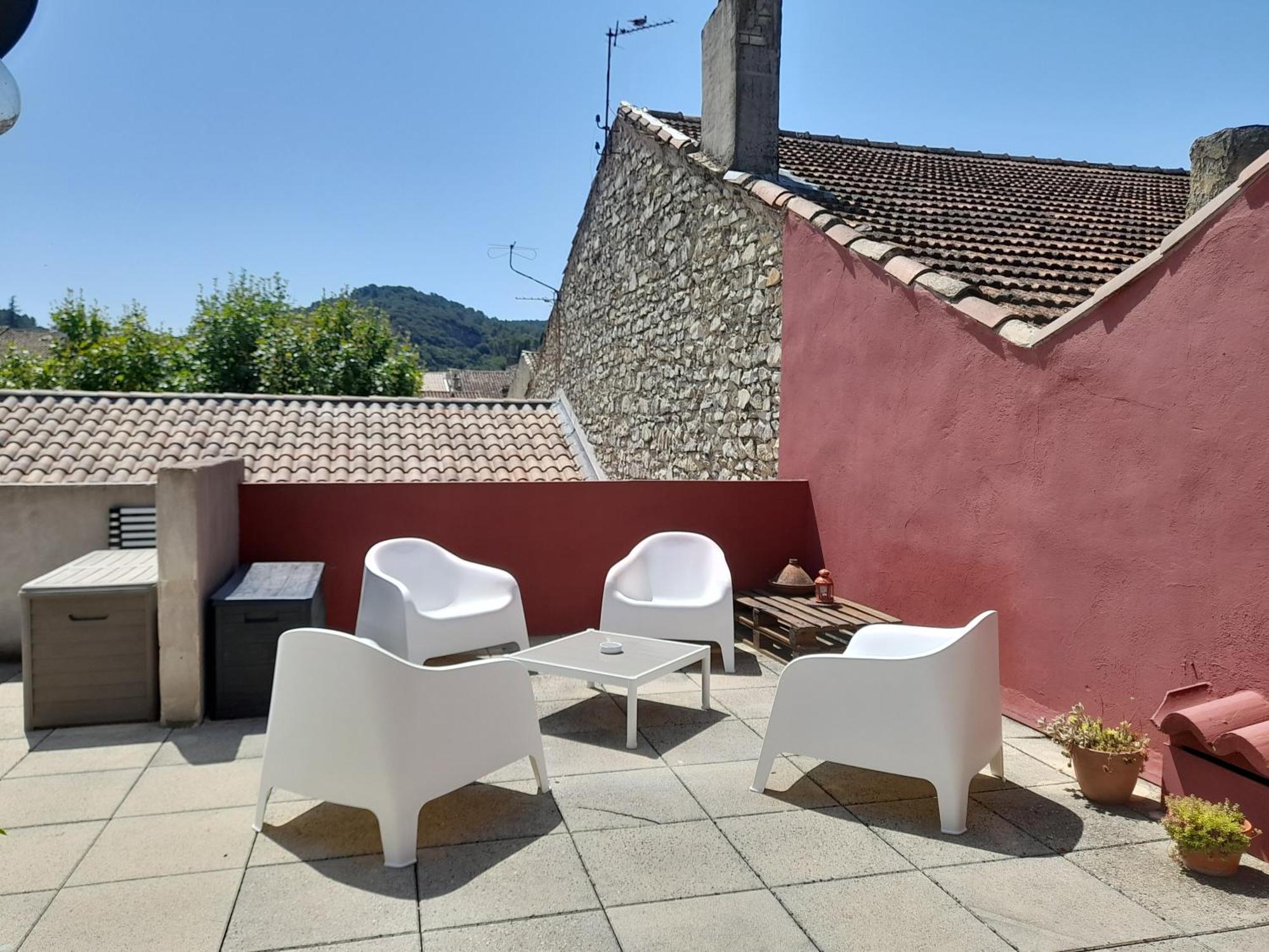 Grande Terrasse Et Vue Sur Le Site Antique Lejlighed Vaison-la-Romaine Eksteriør billede